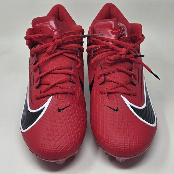 Nike Vapor Edge Elite 360 2 Red Black Football Cleats DA5457-600 Men Size 16 New